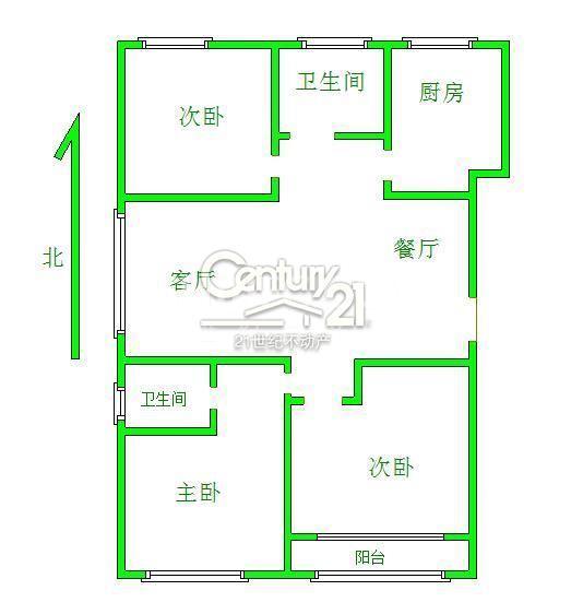 邹平山南山东省滨州市邹平市小区:凤凰城2018年建装修:毛坯户型:3房2