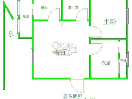 老机械厂，4楼非顶楼户型图