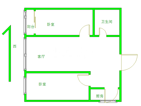 天成苑，城北新楼，好楼层，绝对是城北性价比最高的户型图