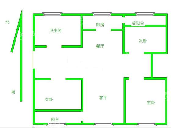 黄山中学宿舍  精装修 带车库 证过两年 140平仅售78万户型图