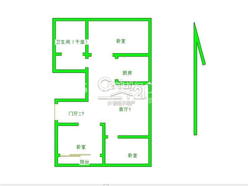 幸福花园,2楼101.38平方76万带储藏室